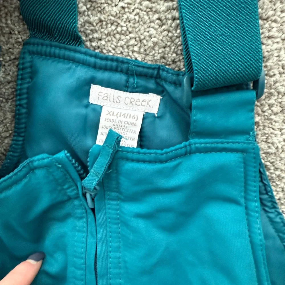 Falls Creek Teal Kids Overalls‎